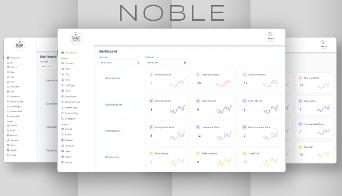 Noble Academy portfolio image